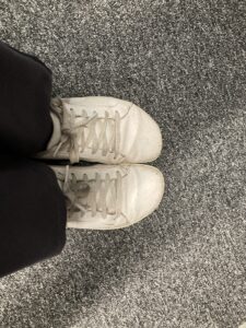 White trainers